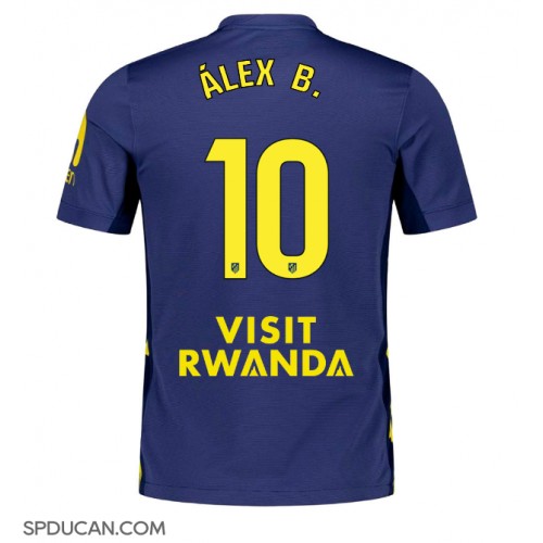 Muški Nogometni Dres Atletico Madrid Alex Baena #10 Gostujuci 2025-26 Kratak Rukav